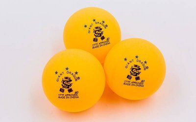 Мячи для настольного тенниса GIANT DRAGON TECHNICAL 3* (6 шт.)