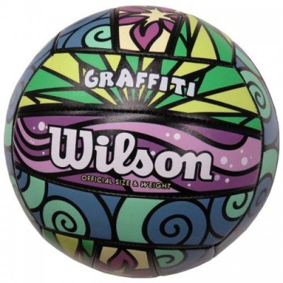 Мяч волейбольный Wilson GRAFFITI PR/BL/GR/YE SS19