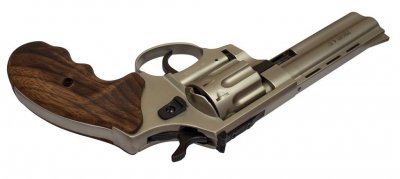 Револьвер флобера ZBROIA PROFI-4.5" (сатин / дерево)