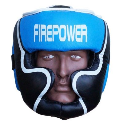 Шлем боксерский FirePower FPHG5 Blue