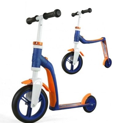 Самокат Scoot&Ride Highway Baby синий-оранжевый