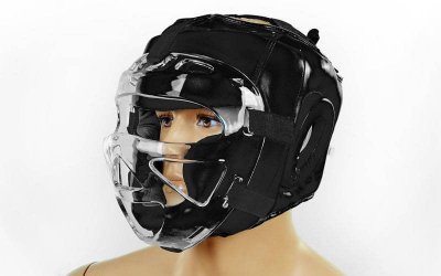 Шлем для единоборств Zelart Sport ZB-5209 (черный)