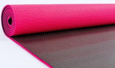 Коврик для фитнеса и йоги Yoga Mat PVC 6 мм. двухслойный