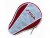 Теннисный чехол Stiga Suprime (одна ракетка), (цвет: серый с красным)