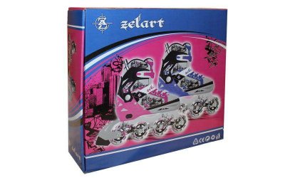Роликовые коньки раздвижные Zelart Sport Z-098B